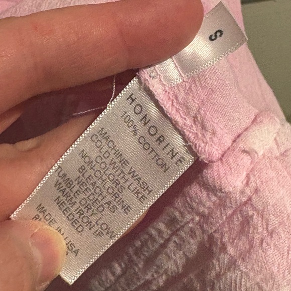 Honorine Cotton Tie-Dye Paola Dress in Pink & White Size Small - Picture 7 of 7